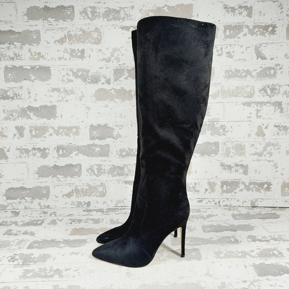 Marc Fisher Black Heeled Boots
